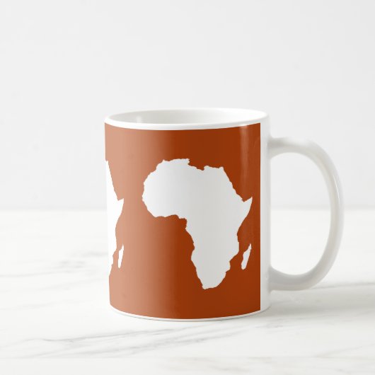 Rust Red Audacious Africa Kaffeetasse (Rechts)