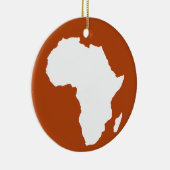 Rust Red Audacious Africa Keramikornament (Rechts)