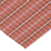 Rust Red Plaid Retro Color Table Runner Kurzer Tischläufer (Ecke)