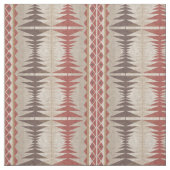 Rust Red Taupe Beige Dark Brown Tribal Art Stoff (Muster)