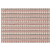 Rust Red Taupe Beige Dark Brown Tribal Art Tischdecke (Vorderseite (Horizontal))