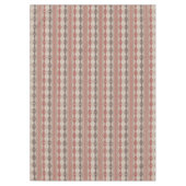 Rust Red Taupe Beige Dark Brown Tribal Art Tischdecke (Vorderseite)