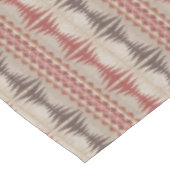Rust Red Taupe Beige Dark Brown Tribal Art Tischdecke (Schrägansicht)