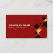 RUST Retro Box Business Card Visitenkarte (Rückseite)