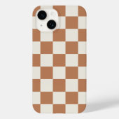 Rust Retro Karo Case-Mate iPhone Hülle (Rückseite)