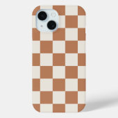 Rust Retro Karo Case-Mate iPhone Hülle (Rückseite)