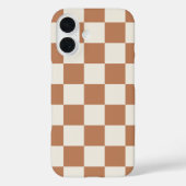 Rust Retro Karo Case-Mate iPhone Hülle (Rückseite)