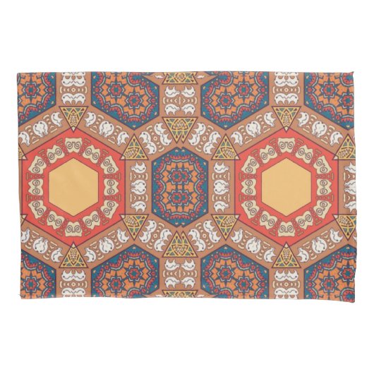 Rust Round reversible Kissenbezug (Vorderseite)