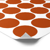 Rust Safari Dot Poster (Ecke)