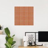 Rust Safari Dot Poster (Heimbüro)