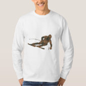 Rust Ski Langarm T-Shirt (Vorderseite)