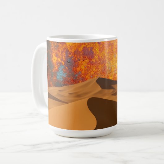 Rust Sky Dunes Kaffeetasse (Vorderseite Links)