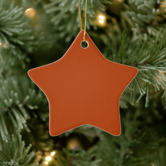 Rust Star Keramik Ornament (Baum)