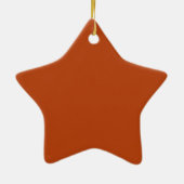 Rust Star Keramik Ornament (Hinten)