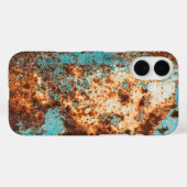 Rust Style and Blue Patina Case-Mate iPhone Hülle (Rückseite (Horizontal))