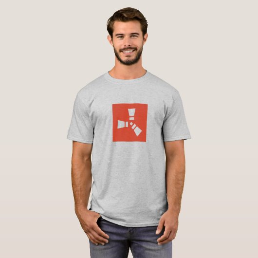 RUST Symbol Clear (rot) T-Shirt (Vorne ganz)
