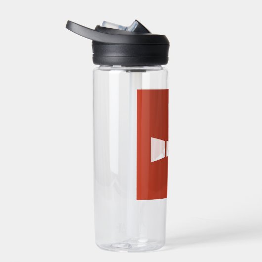 RUST Symbol Clear (rot) Trinkflasche (Rechts)