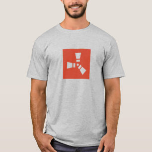 RUST Symbol Klar auf Rot T-Shirt