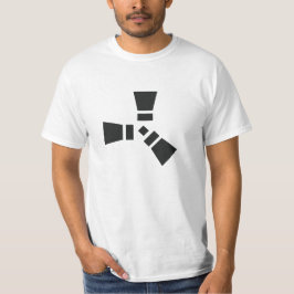 RUST-Symbol schwarz auf Clear (Clear) T-Shirt