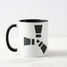 RUST-Symbol schwarz auf Clear (Clear) Tasse