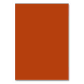 Rust-Table-Karte Tischnummer (Rückseite)