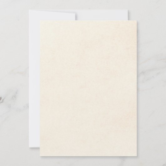 Rust Terracotta Blume Babydusche Einladung (Rückseite)