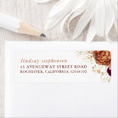 Rust Terracotta Blume und Pampas Grass Fall (Insitu)