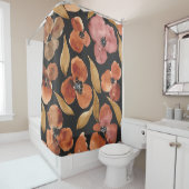 Rust Terracotta Duschvorhang (Beispiel)