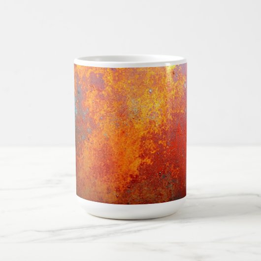 Rust Textur warmes Licht Kaffeetasse (Mittel)