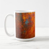 Rust Textur warmes Licht Kaffeetasse (Links)