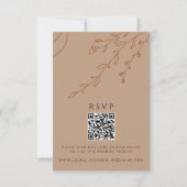 Rust UAWG Online QR Code Wedding Website Einladung (Vorderseite)