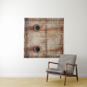 RUST UND TEXTURE AUF METALLPLATTENSEITEN DES STAGI WANDTEPPICH (Beispiel (Horizontal))