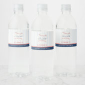 Rust unser kleines Champ Baseball jedes Alter Gebu Wasserflaschenetikett (Flaschen)