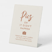 Rust Wedding Camera Bilder oder es ist nicht passi Sockelschild (Vorderseite)