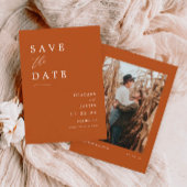 Rust Wedding Foto Save the Dates Save the Date
