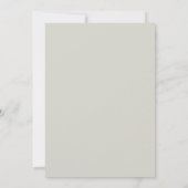 Rust-Wildflower-Hochzeit Einladung (Rückseite)