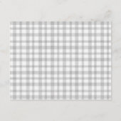 Rust Yellow Autumn Fall Landscape Wedding Details Begleitkarte (Rückseite)