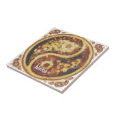 Rust Yin Yang Fliese (Seite)