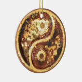 Rust Yin Yang Keramik Ornament (Rechts)
