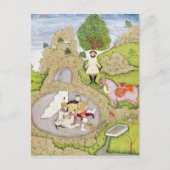 Rustam tötet den weißen Dämon Postkarte (Vorderseite)