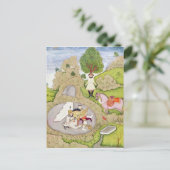 Rustam tötet den weißen Dämon Postkarte (Stehend Vorderseite)