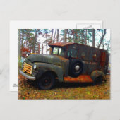 Rustard Junkyard Old Armored Truck Postkarte (Vorne/Hinten)