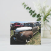 Rustbucket Car Postkarte (Stehend Vorderseite)