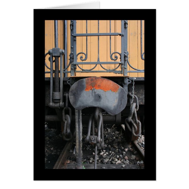 Rustbuffer Alte Dampfbahn Le Mastrou Karte (Vorne)