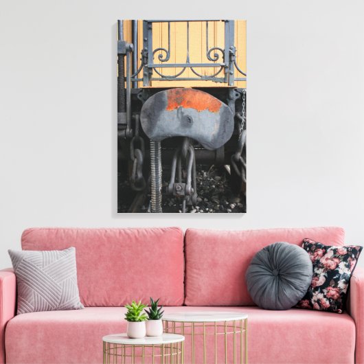 Rustbuffer Alte Dampfbahn Le Mastrou Leinwand (Insitu (Wohnzimmer))