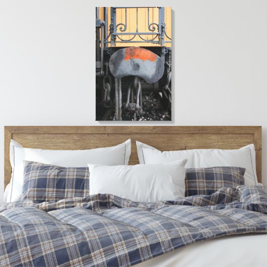 Rustbuffer Alte Dampfbahn Le Mastrou Leinwand (Insitu (Schlafzimmer))