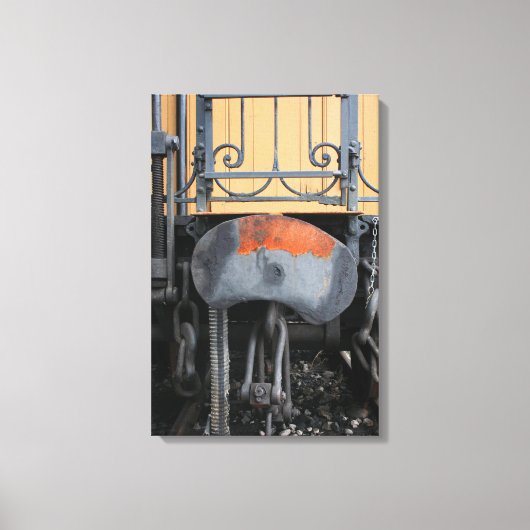 Rustbuffer Alte Dampfbahn Le Mastrou Leinwand (Vorderseite)