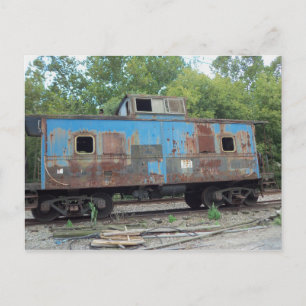 Rusted Caboose Postkarte