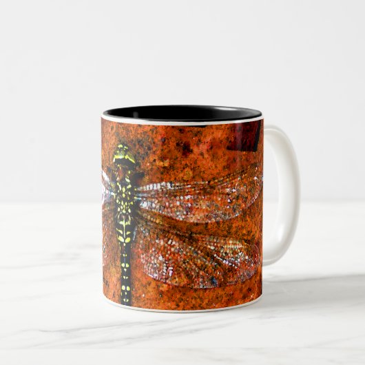 Rusted Dragon Zweifarbige Tasse (VorderseiteRechts)