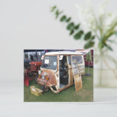 Rusted Enclosure Scooter Postkarte (Stehend Vorderseite)